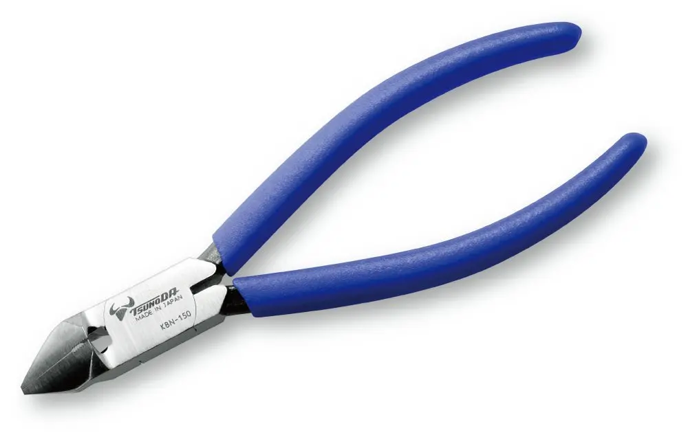 Tsunoda KBN-150 Flush Cut Zip Tie Cutter 15.2 cm (6-Inch) | Precision Cutting for Cable Management - main product image