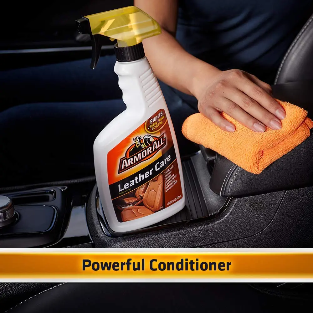 Armor All Car Leather Care Spray 473ml (16 Fl Oz) | Cleans, Conditions & Protects - view 5