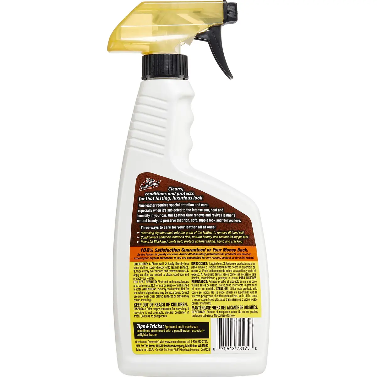 Armor All Car Leather Care Spray 473ml (16 Fl Oz) | Cleans, Conditions & Protects - view 2