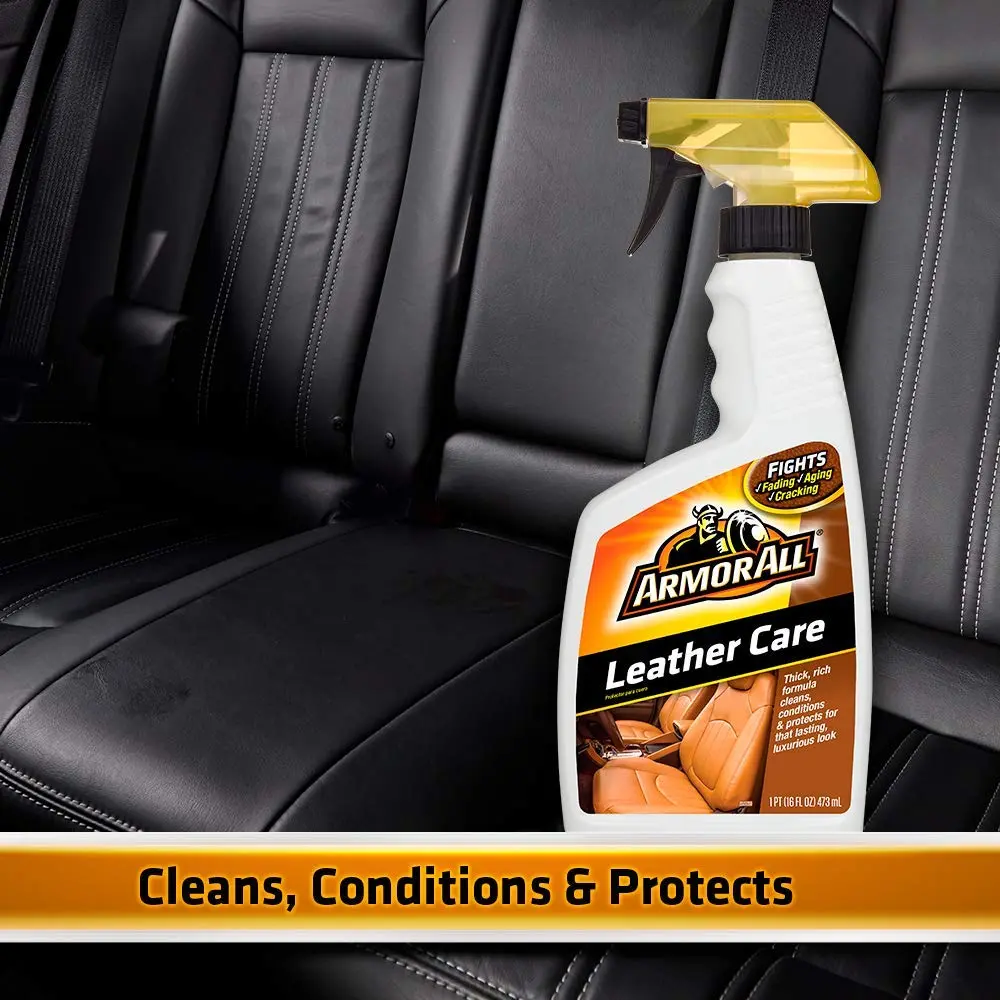 Armor All Car Leather Care Spray 473ml (16 Fl Oz) | Cleans, Conditions & Protects - view 3