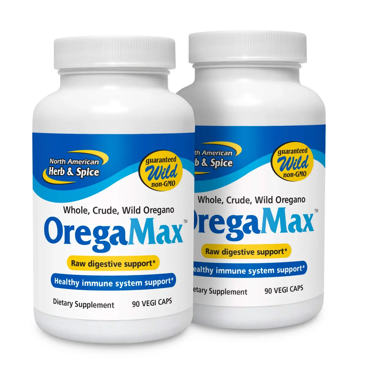 NORTH AMERICAN HERB & SPICE OregaMax 90 Vegi Capsules | Supports Digestive & Immune Health - main product image