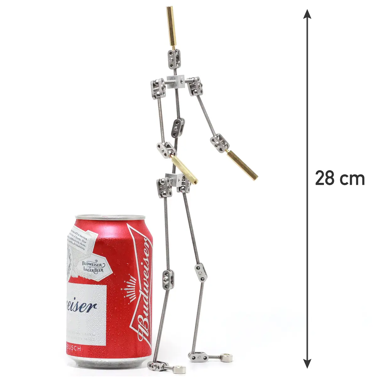 HNK Stop Motion Armature Kit 280 mm (11 inches) | Metal Puppet Figure for Character Design Creation - view 2