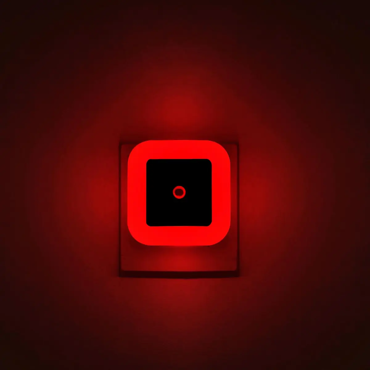 Elsent 4 Pack Plug-in Red LED Night Lights for Sleeping | Auto Light Sensor, Dusk-to-Dawn - main product image