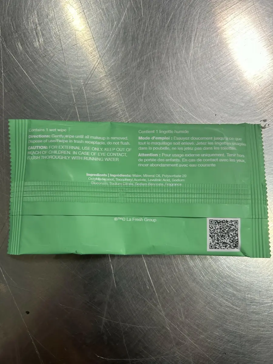 LA Fresh Makeup Remover Wipes With Vitamin E, 200 Count | Biodegradable Face Wipes for All Skin Types - view 4