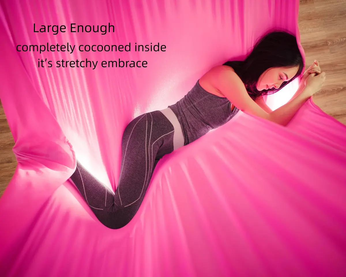 F.Life Premium Aerial Yoga Hammock 5.5 Yards Silk Fabric Swing for Antigravity Yoga & Inversion - view 2