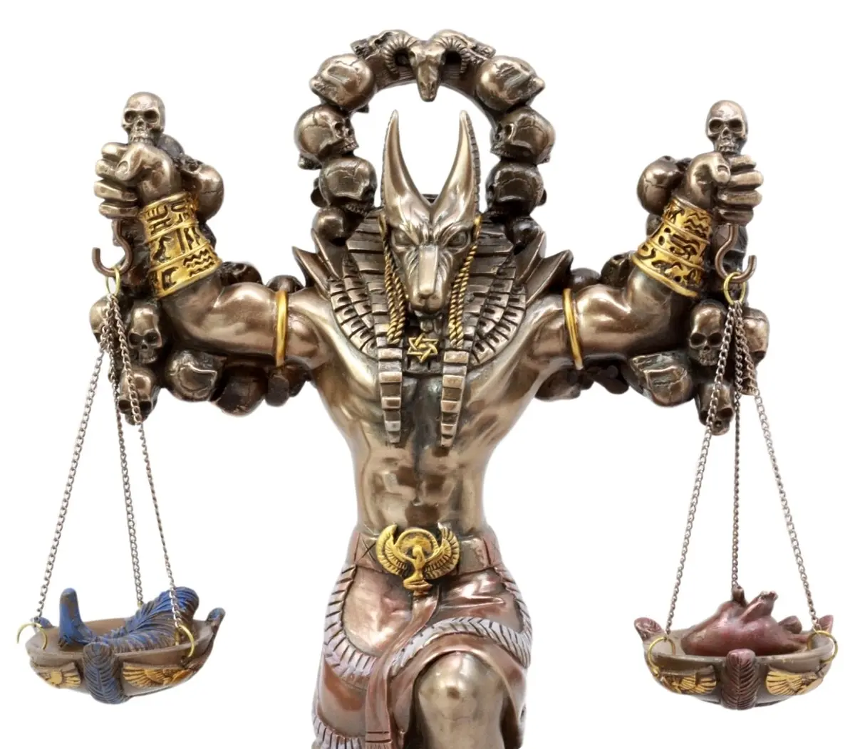 Pacific Giftware Ancient Egyptian God of Underworld Anubis Guardian of Scales Figurine 8.5 Inches (Bronze) | Mythology Decor - view 5
