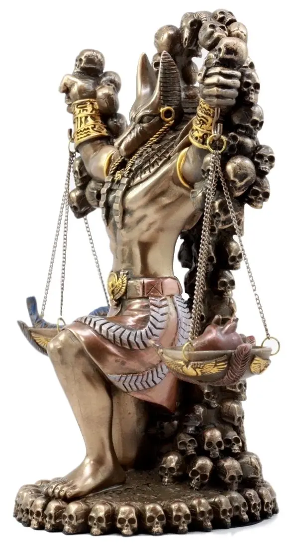 Pacific Giftware Ancient Egyptian God of Underworld Anubis Guardian of Scales Figurine 8.5 Inches (Bronze) | Mythology Decor - view 2