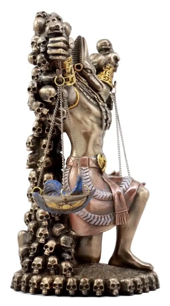 Pacific Giftware Ancient Egyptian God of Underworld Anubis Guardian of Scales Figurine 8.5 Inches (Bronze) | Mythology Decor - view 4