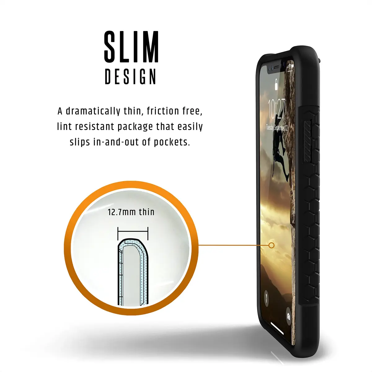 URBAN ARMOR GEAR Monarch Case for iPhone Xs/X (5.8-inch) Graphite | Military Drop Tested Protective Cover - view 6