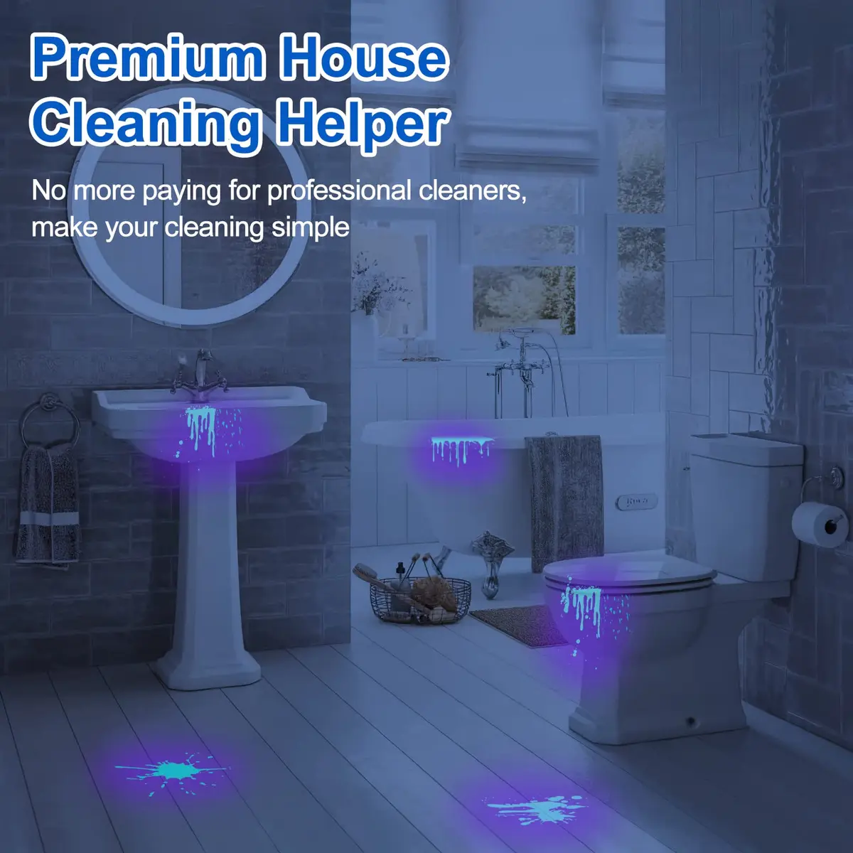 Vansky UV Light 395nm Blacklight Flashlight | Pet Urine Detection & Invisible Stain Finder - view 5