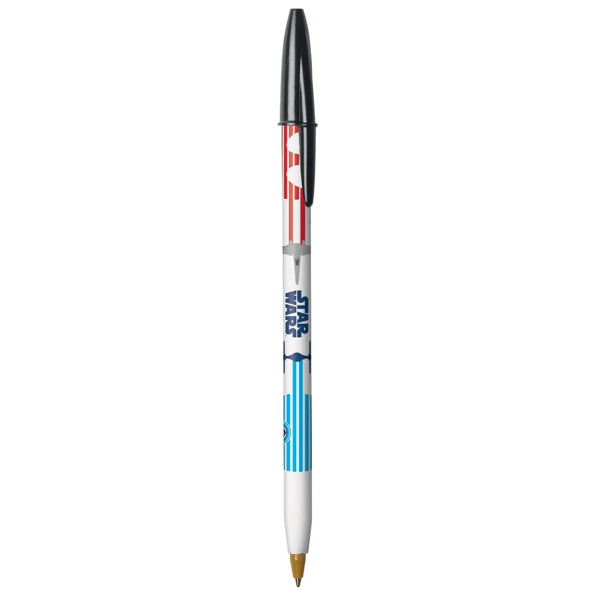 BIC Star Wars Ballpoint Pen, Medium Point (1.0 mm), Black, 4-Count | Classic Star Wars themed writing instrument with smooth ink flow - view 3