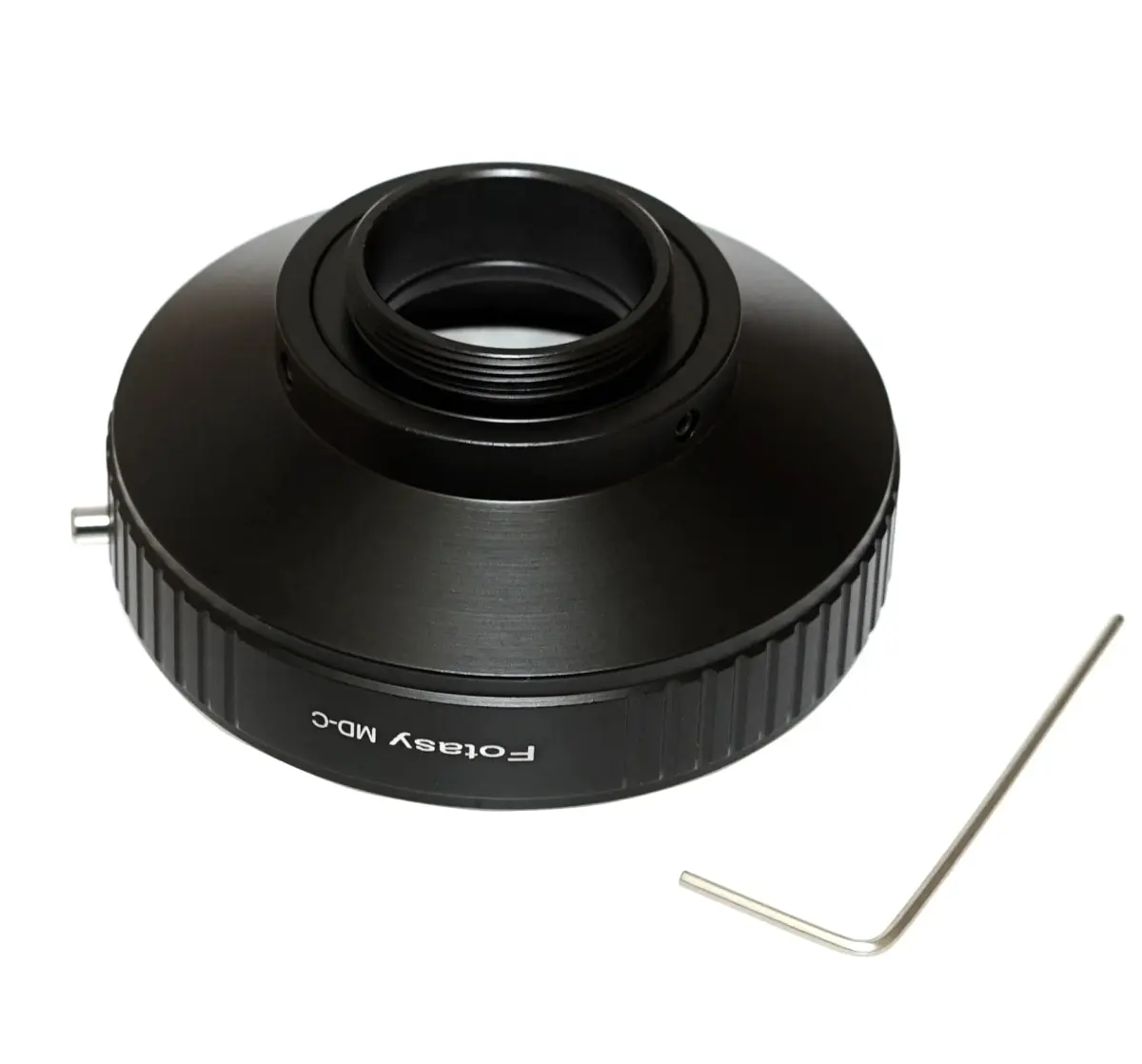 Fotasy Minolta MD Lens to C Mount Adapter | Manual Focus, Copper Mount, 16mm Cine - view 2