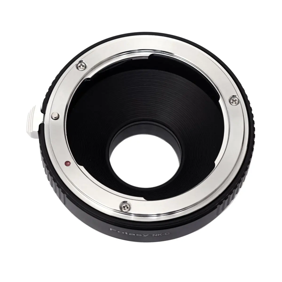 Fotasy Black C Mount & Nikon F Lens Adapter 16mm Prime | Manual Focus, Copper Mount - view 7