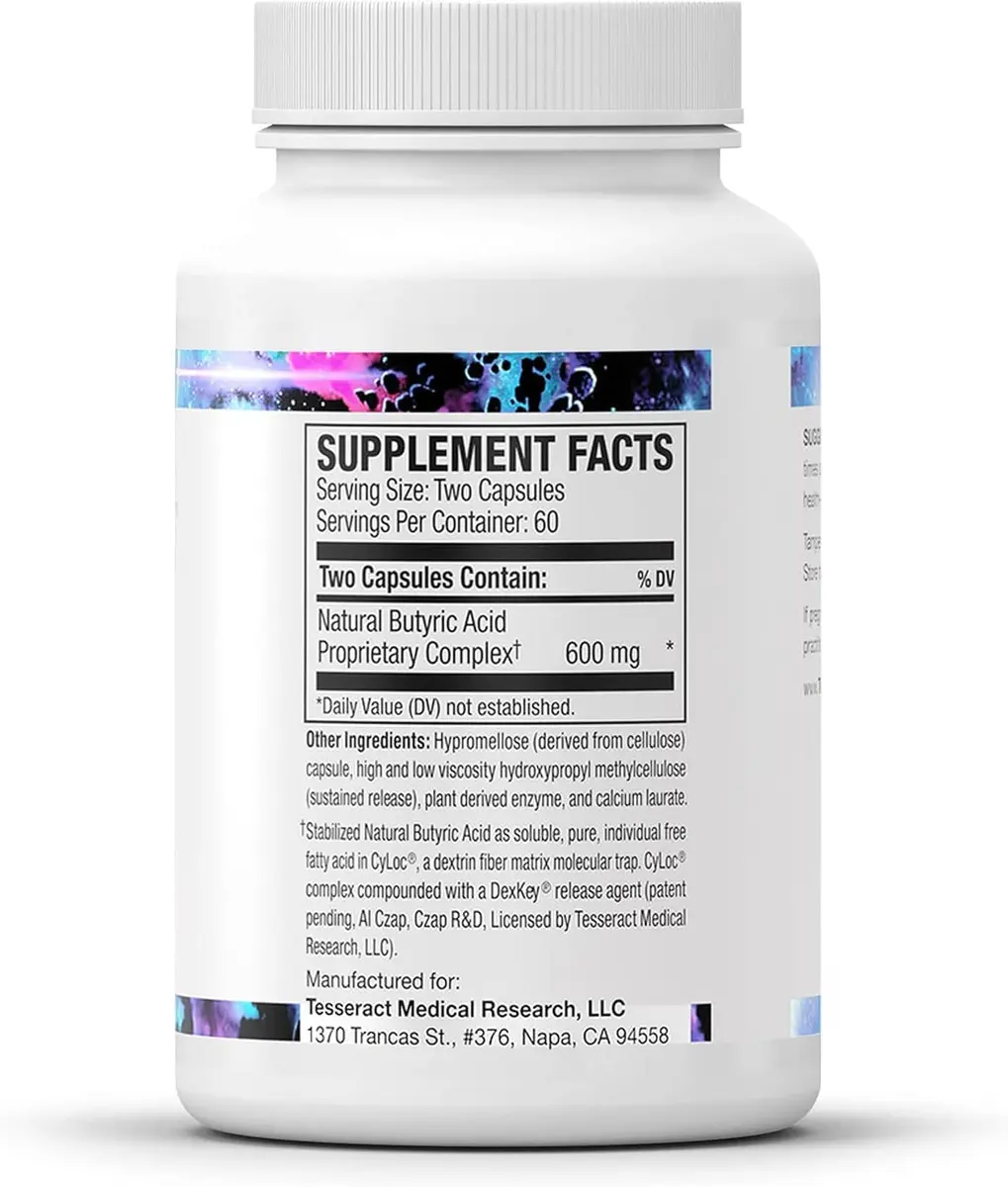 Tesseract ProButyrate 120Caps | Gut Health & Microbiome Support with Patented Delivery - view 9