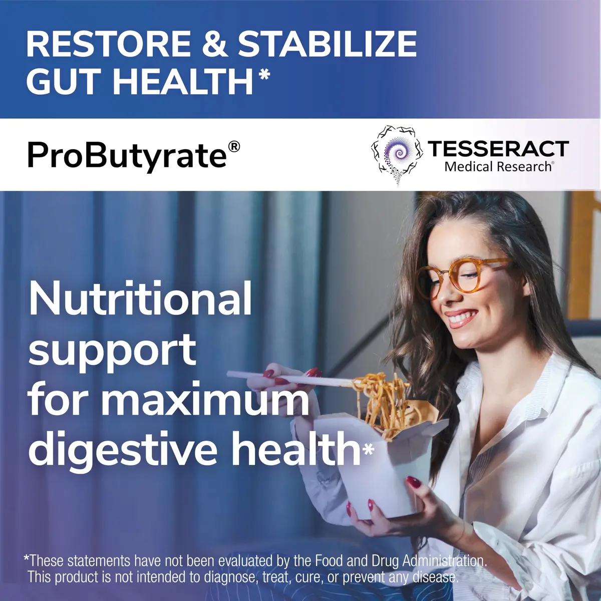 Tesseract ProButyrate 120Caps | Gut Health & Microbiome Support with Patented Delivery - view 2