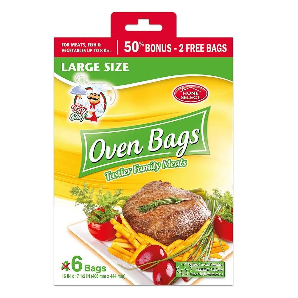 Home Select Oven Bags Large Size | Reusable Food Storage for Household Use - main product image