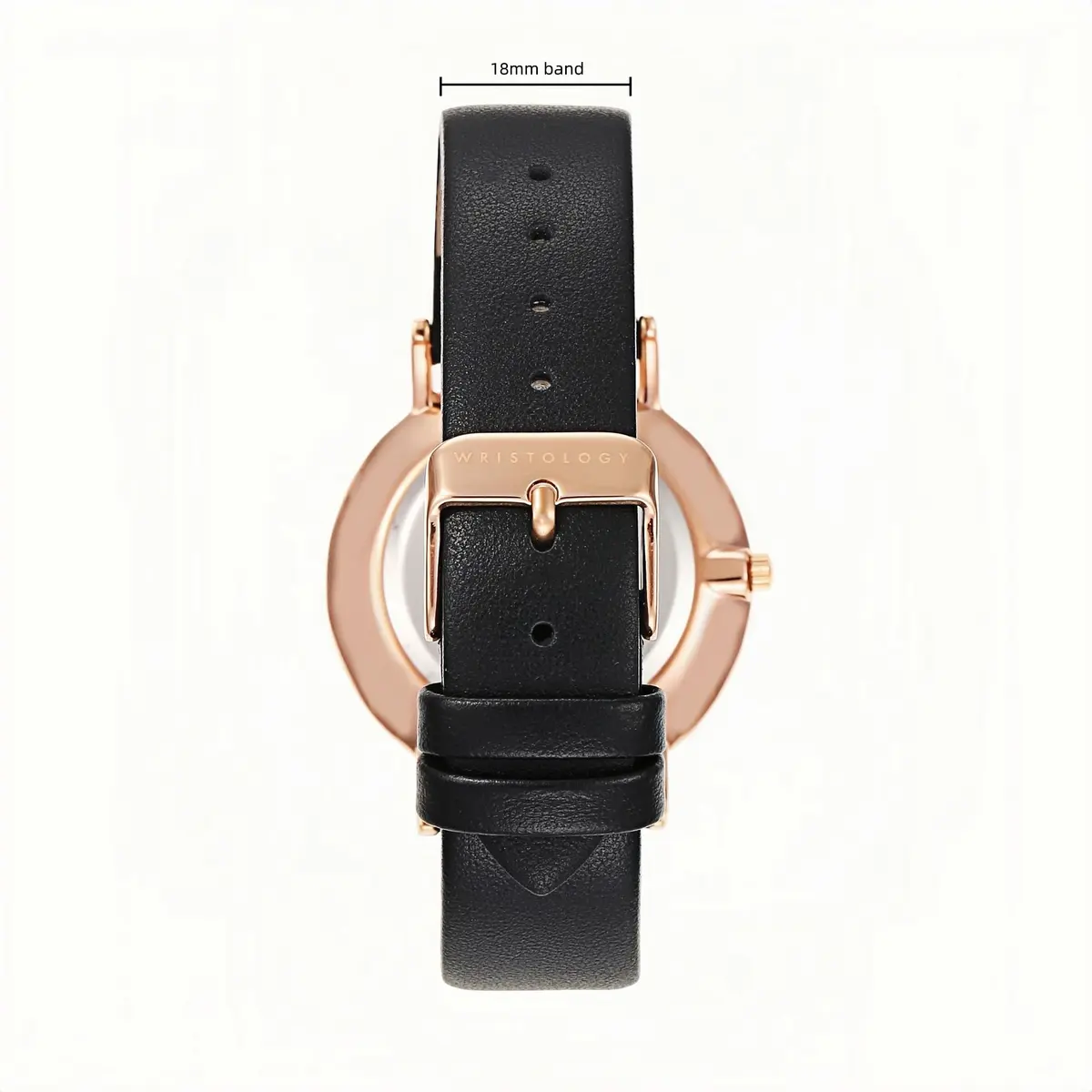 WRISTOLOGY Large Face Roman Numerals Rose Gold Women's Watch with Easy Change Band | Effortless Readability & Style - view 3