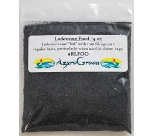 AzureGreen Lodestone Food 4oz | Good Luck & Prosperity Ritual Offering - view 2
