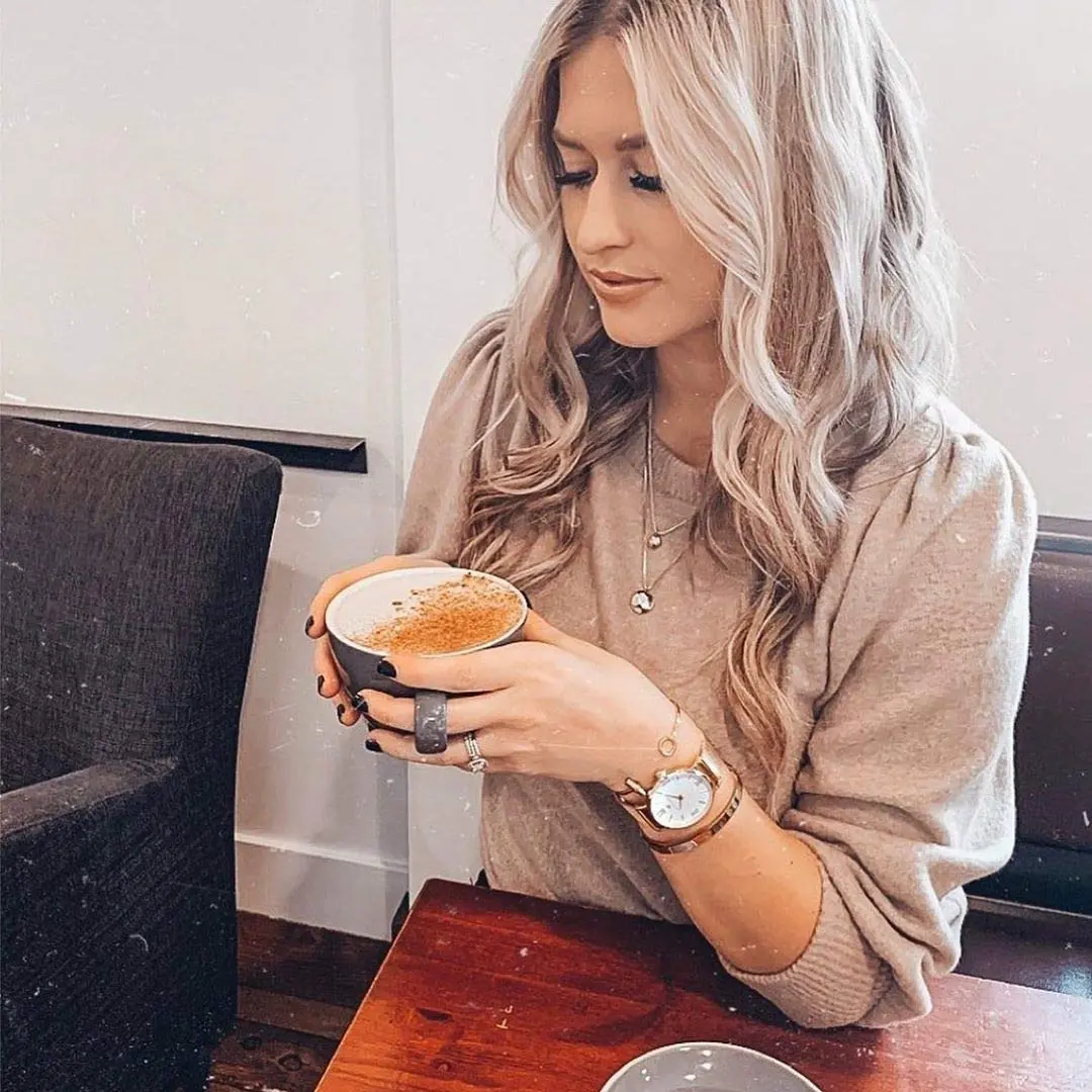 WRISTOLOGY Large face Roman Numerals Gold Womens Watch with Easy Change Band Boyfriend Watch - Clear Easy to Read Analog Face - view 7