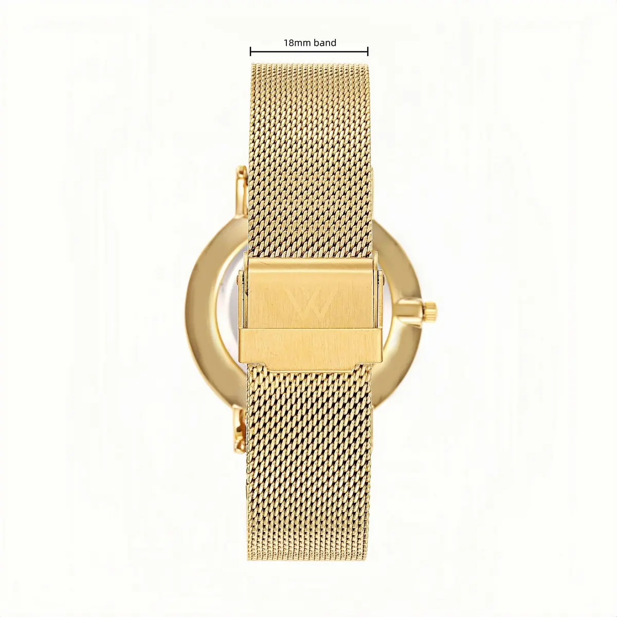 WRISTOLOGY Large face Roman Numerals Gold Womens Watch with Easy Change Band Boyfriend Watch - Clear Easy to Read Analog Face - view 3