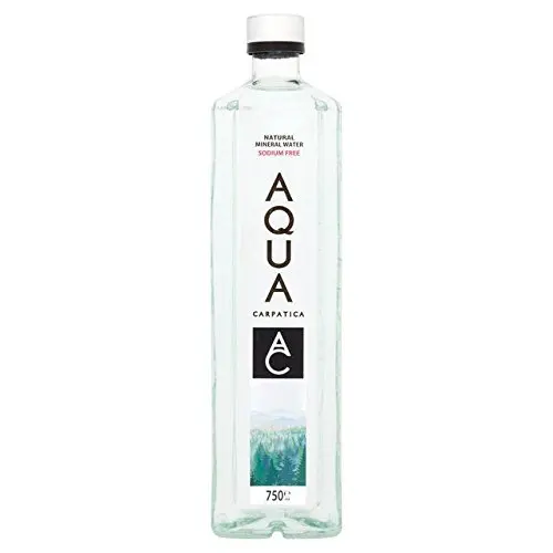 Aqua Carpatica Still Natural Mineral Water 750ml | Sodium Free, Glass Bottle - main product image