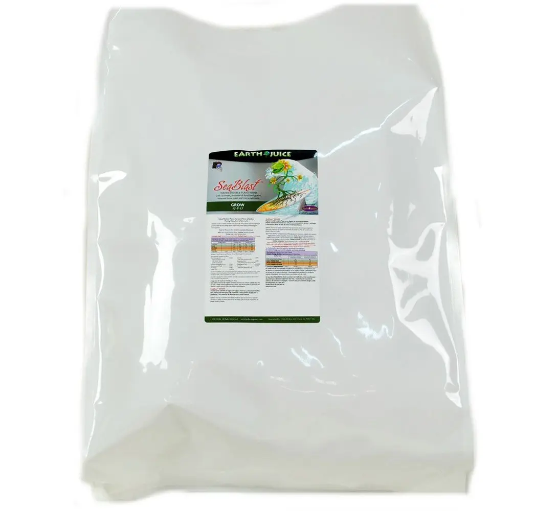 Earth Juice SeaBlast Grow, 40 lb | Water-Soluble Fertilizer with Seaweed & Micronutrients for Vigorous Vegetative Growth - main product image