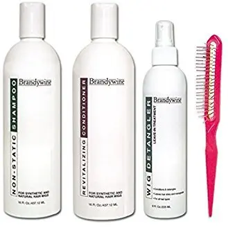 Brandywine Synthetic and Human Hair Care Set - 40 fl oz (1.18 L) | Salon Quality - main product image