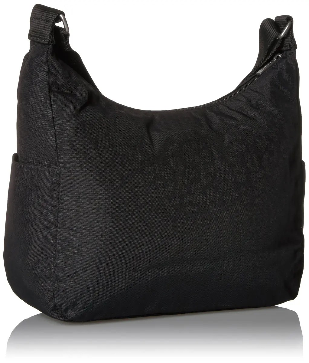 Baggallini Everyplace Bag Shoulder Bag Black Cheetah Emboss 25.9cm (10.25"w) | Lightweight Water-Resistant Nylon - view 3