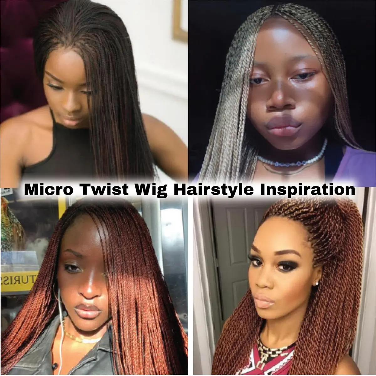 Wow Braids Micro Twist Wigs, 12 Inch Synthetic Braided Wig for Black Women - view 6