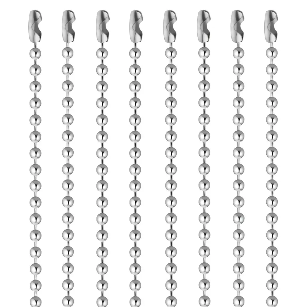 SUMERSHA Art_Supplie 24 inch Silver Nickel Plated Beading Chain | Durable Jewelry Making Chain - main product image