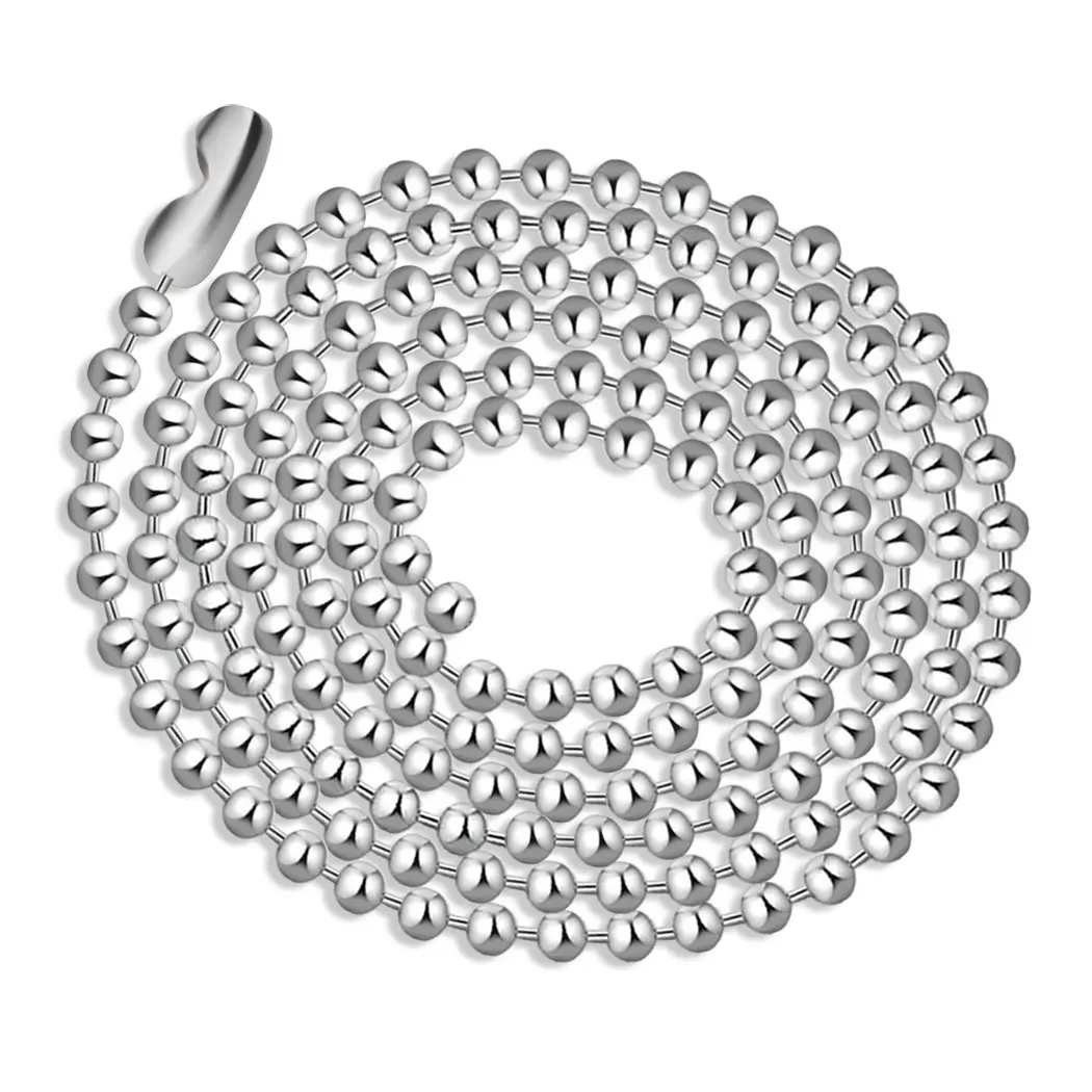 SUMERSHA Art_Supplie 24 inch Silver Nickel Plated Beading Chain | Durable Jewelry Making Chain - view 5