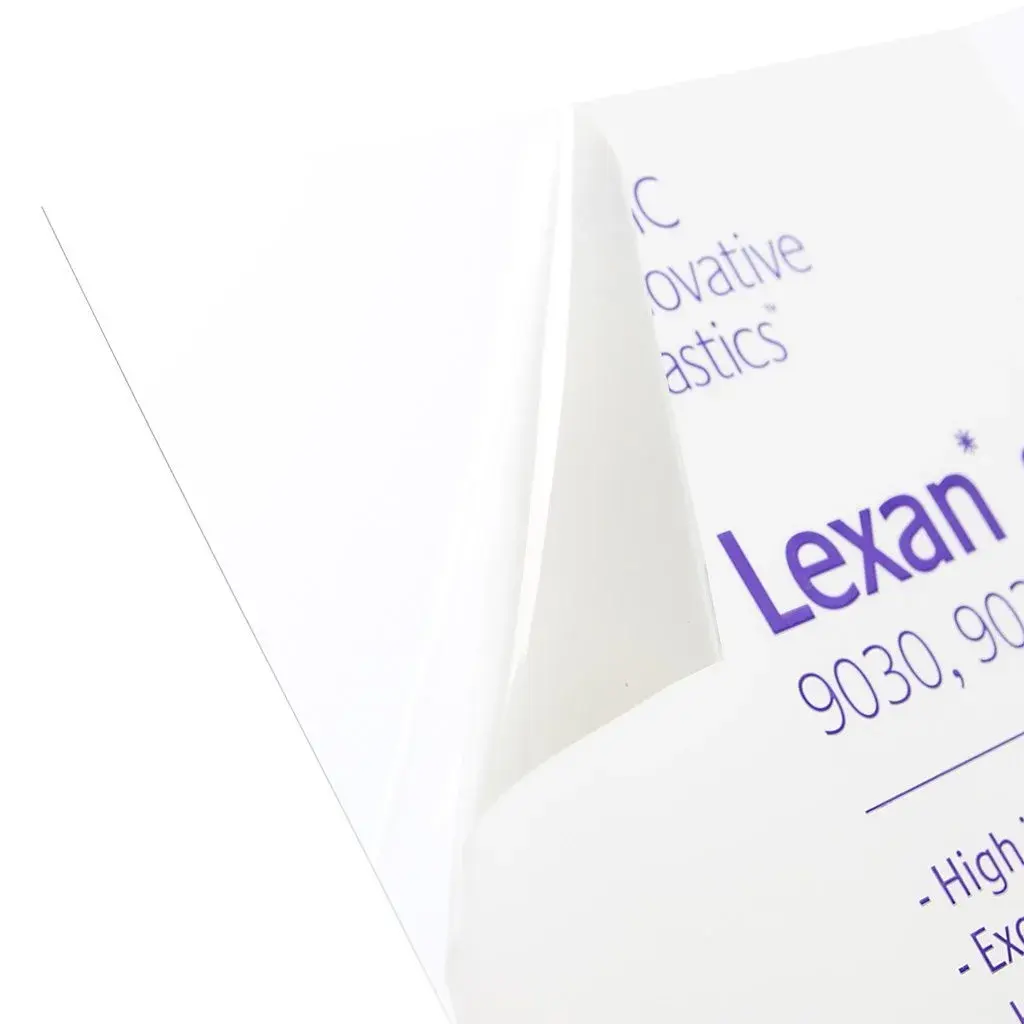 Plastics 2000 Lexan Polycarbonate Sheet 30.48cm x 30.48cm x 4.5mm Clear | High Impact & Thermoformable Plastic Panel - main product image