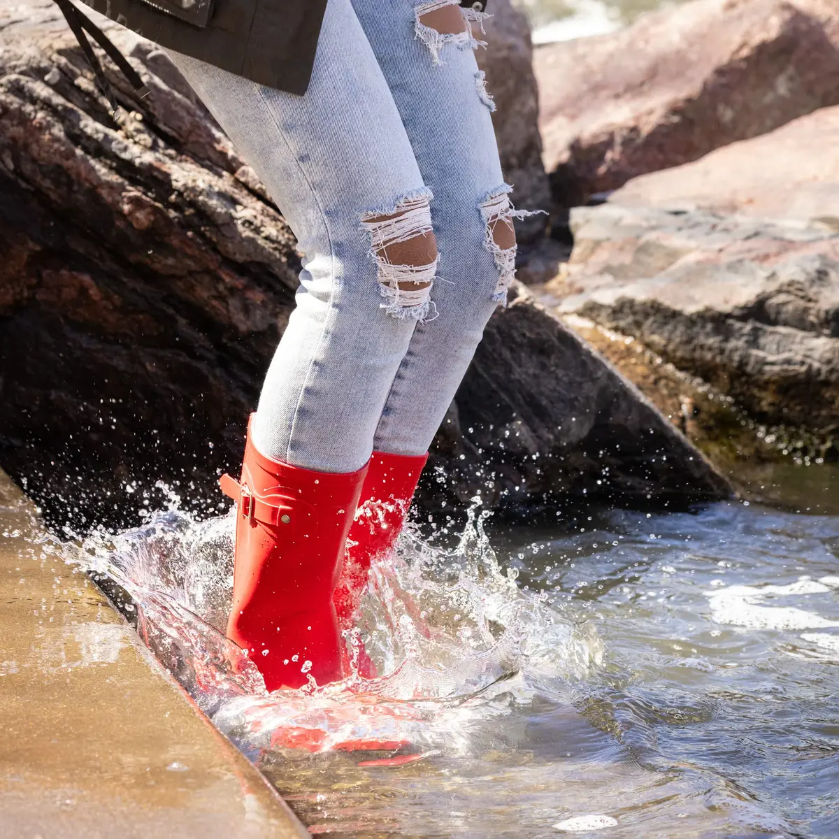 NORTY Waterproof Rain Boots for Women Size 7 | Slip-Resistant & Stylish (70-120 chars) - view 2