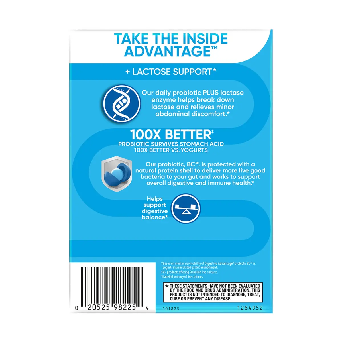 Digestive Advantage Probiotics + Lactase Enzymes 96ct | Supports Gut & Immune Health - view 7