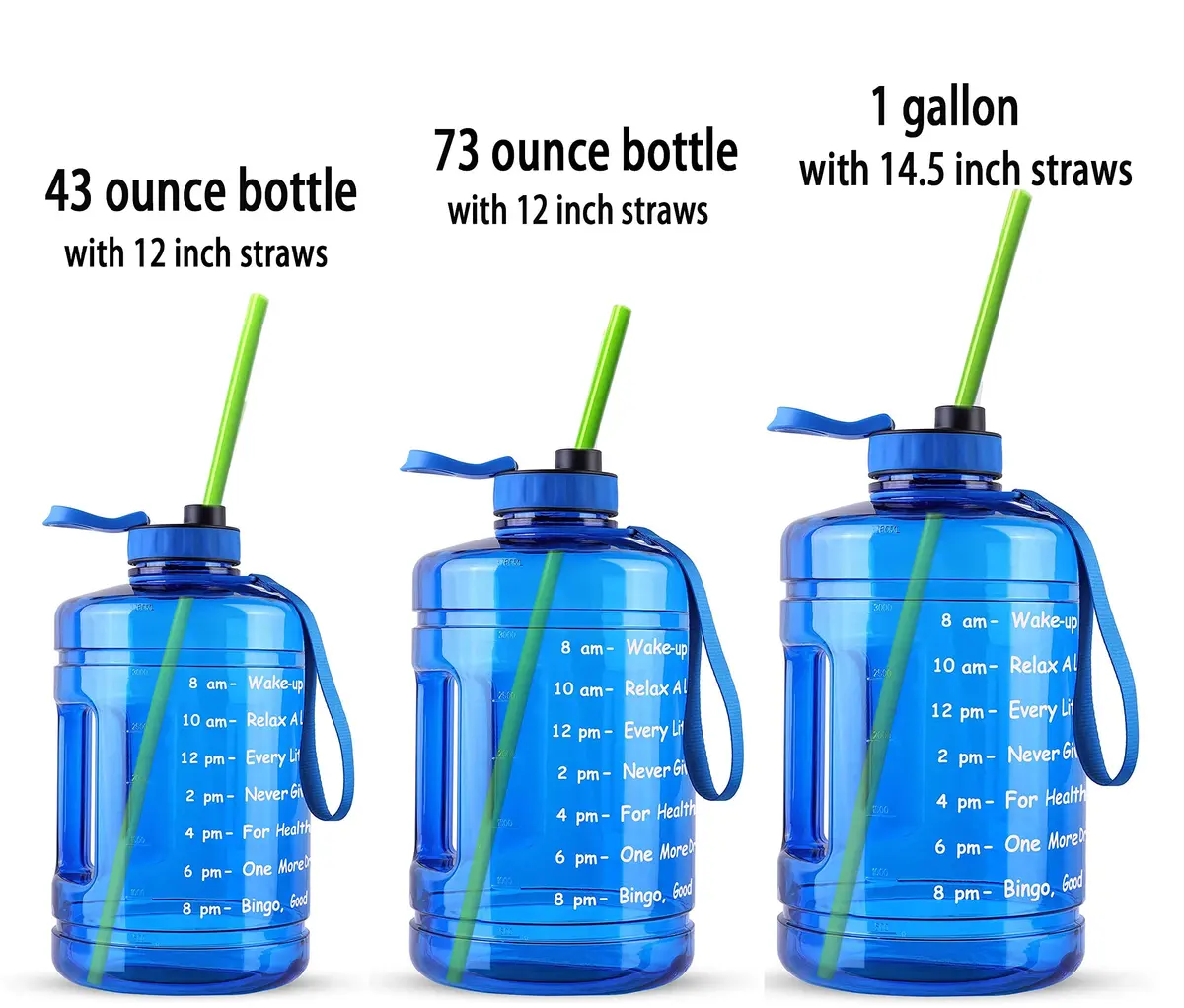 Tegion Extra Long Silicone Straws 33cm (13 Inch) | Pack of 8 Reusable Straws for Tall Tumblers - view 3