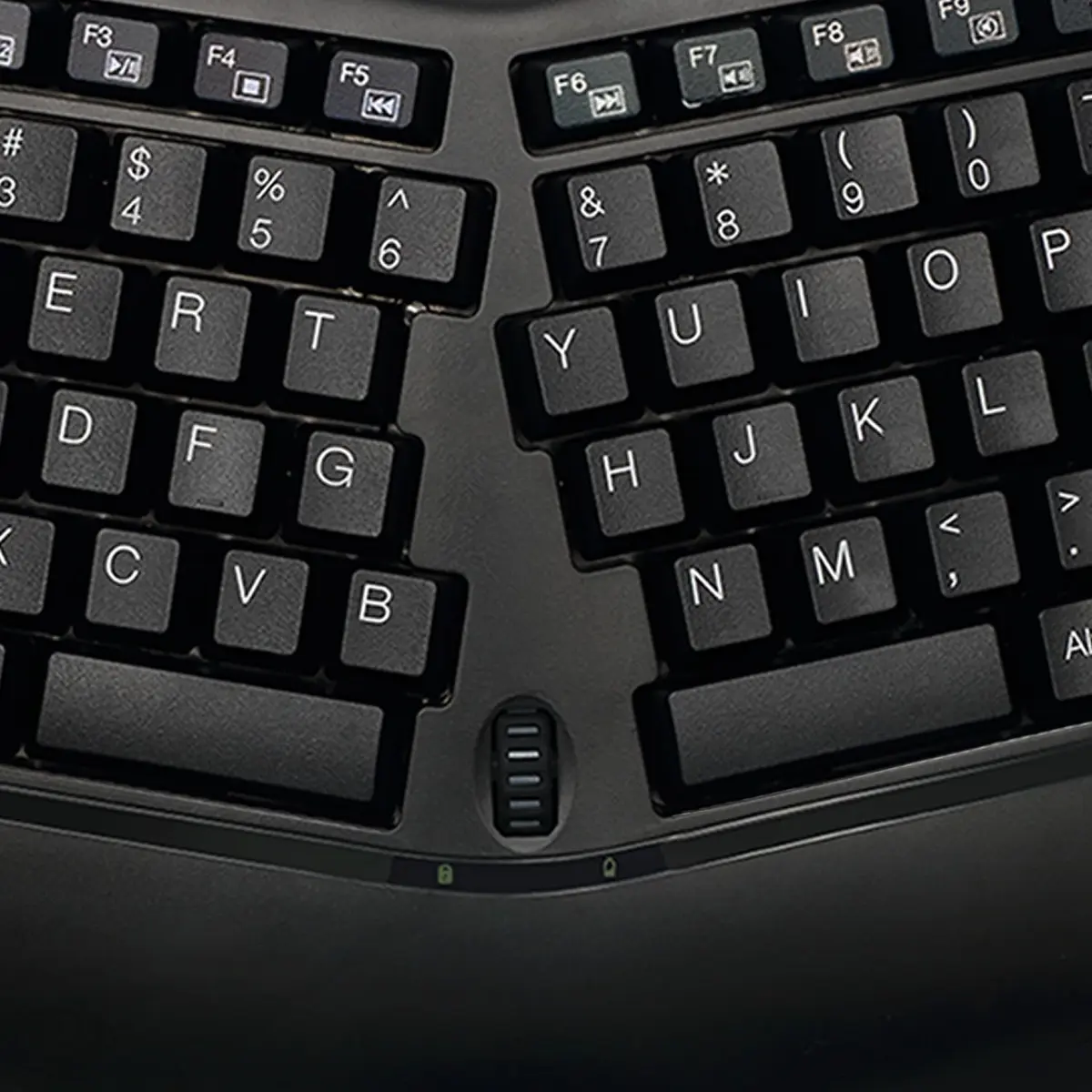 Adesso WKB-1150CB Tru-Form Wireless Ergonomic Mini Keyboard & Mouse Combo | Compact, Vertical Design for Comfort - view 3