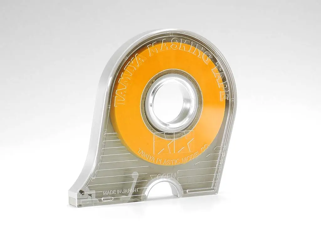 Tamiya Masking Tape with Dispensers, 6 mm, 10 mm, & 18 mm Set | Yellow Paper Masking Tape for Painting - view 7
