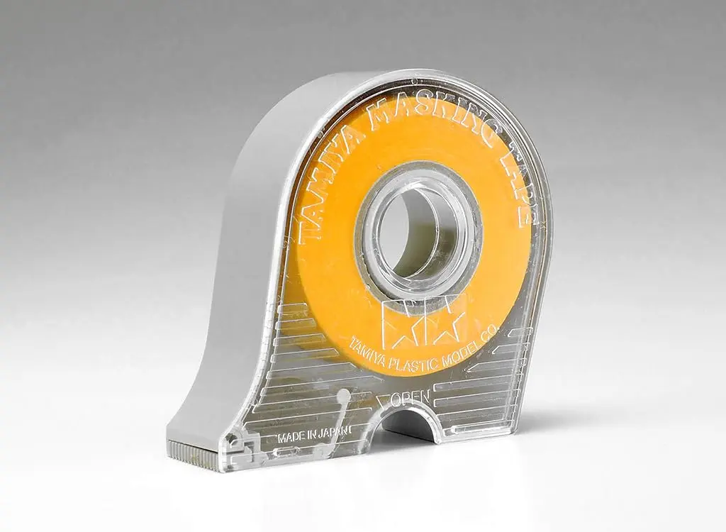 Tamiya Masking Tape with Dispensers, 6 mm, 10 mm, & 18 mm Set | Yellow Paper Masking Tape for Painting - view 2