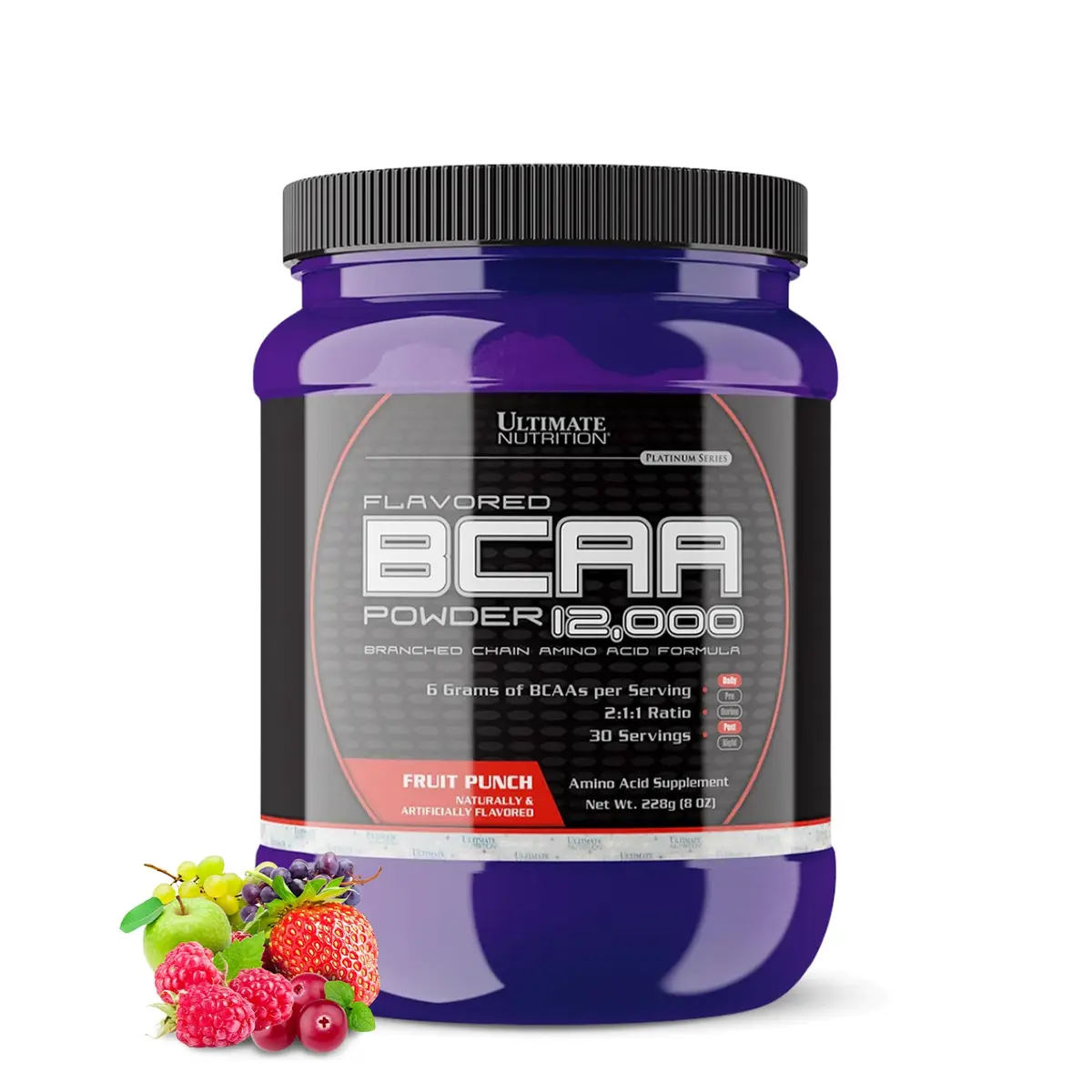 Ultimate Nutrition BCAA Powder 8oz | 6000mg BCAAs, Fast Absorbing, Caffeine-Free, Post Workout Support - main product image