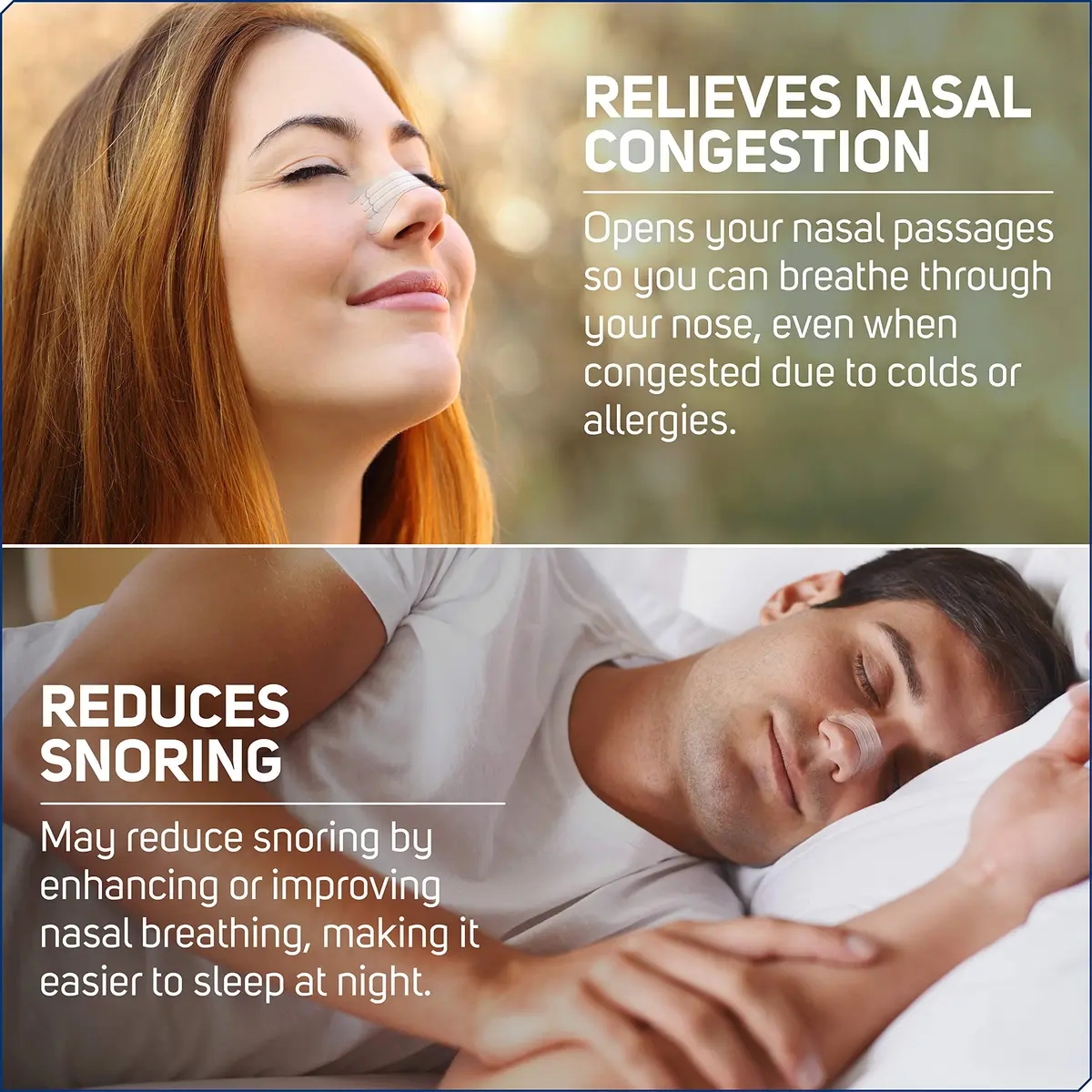 Clear Passage Extra Strength Nasal Strips Tan 50 Count | Opens Nasal Passages for Better Sleep - view 5