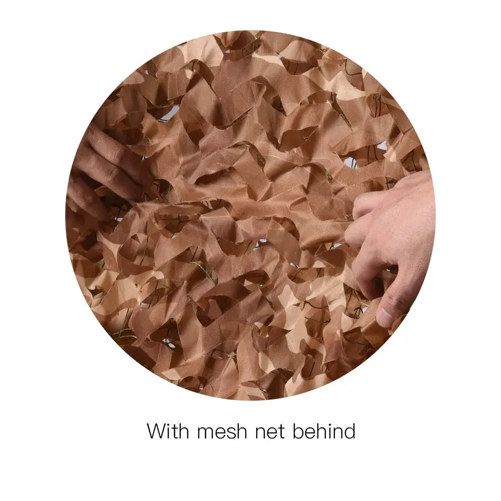 HYOUT Desert Camo Netting 2M x 3M (6.5x10ft) | Lightweight Polyester Camo Net for Hunting, Camping & Sunshade - view 4
