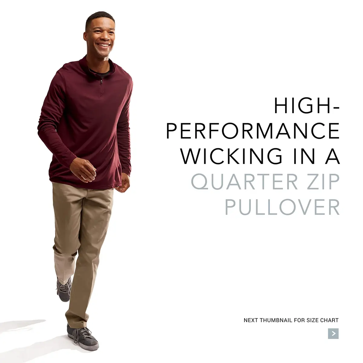 Augusta Sportswear Men's Attain Light Weight Wicking Knit 1/4 Zip Pullover | Moisture-Wicking Athletic Performance - view 7