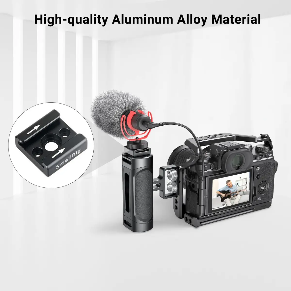 SmallRig Cold Shoe Mount with 1/4"-20 Thread (2 Pack) | Attaches Flash, Mic, LED to Camera Cages - view 4