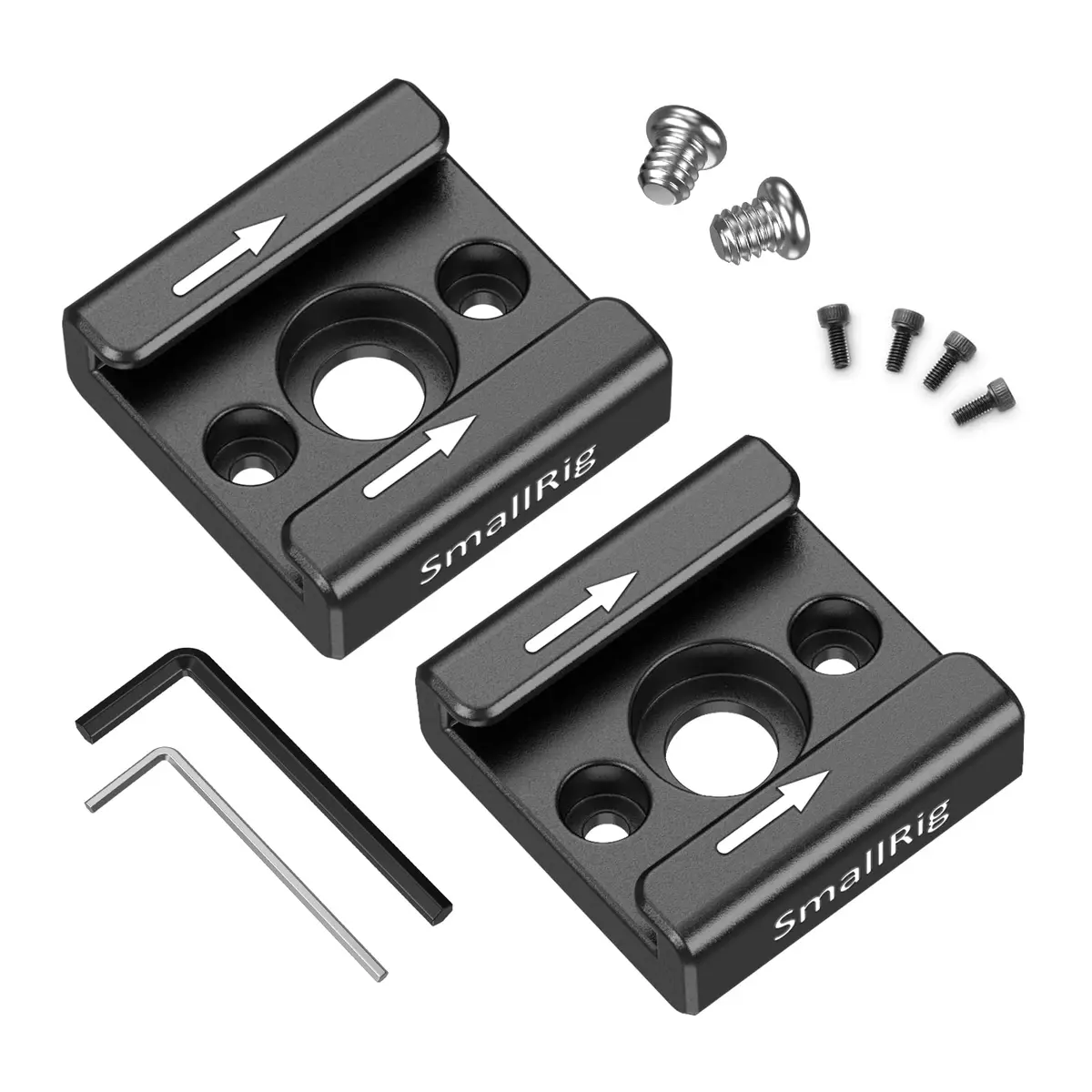 SmallRig Cold Shoe Mount with 1/4"-20 Thread (2 Pack) | Attaches Flash, Mic, LED to Camera Cages - main product image