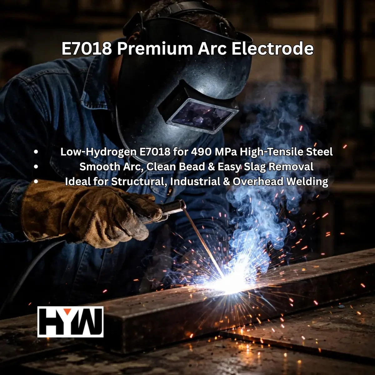 HYW Products E7018 3/32" - 1/8" - 5/32" x 14" Premium Arc Welding Rod, 10 lb | Carbon Steel Stick Electrodes - view 5