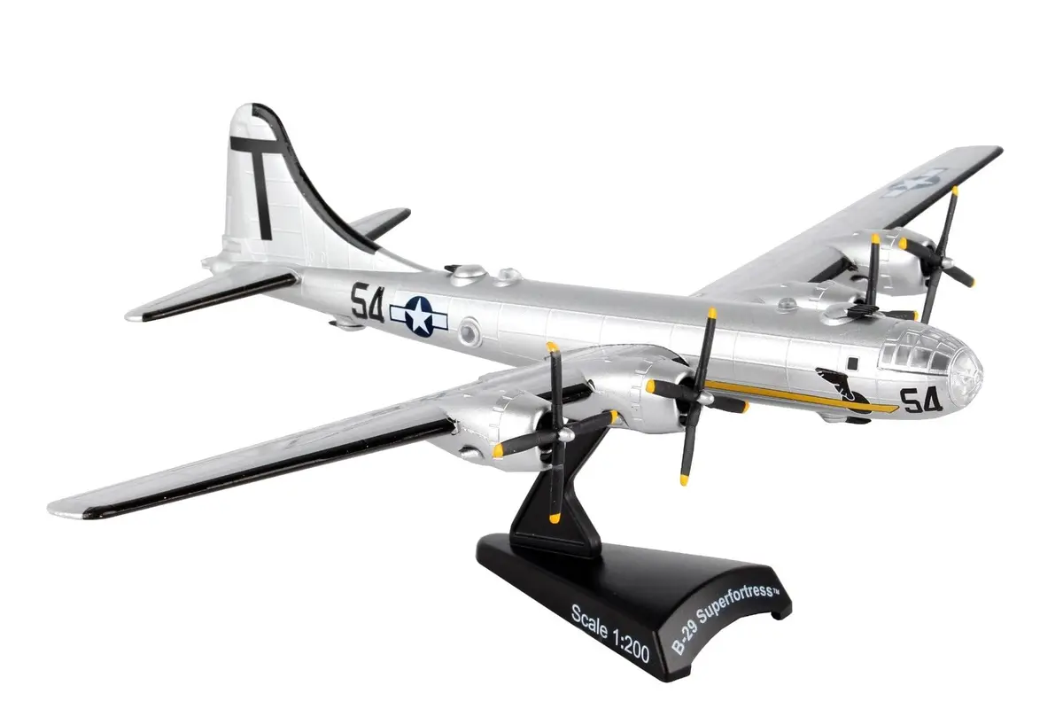 Postage Stamp Daron Worldwide Trading B-29 1/200 T Square 54 | Museum of Flight Aircraft Model (70-120c) - main product image