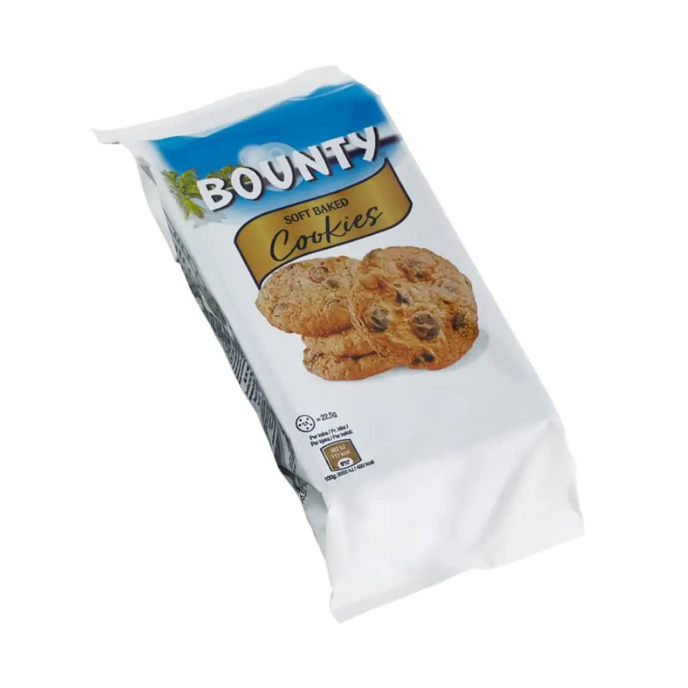 Bounty Chocolate 180g Cookies | Soft Baked, Vegetarian, Chunky Chocolate & Coconut - view 6