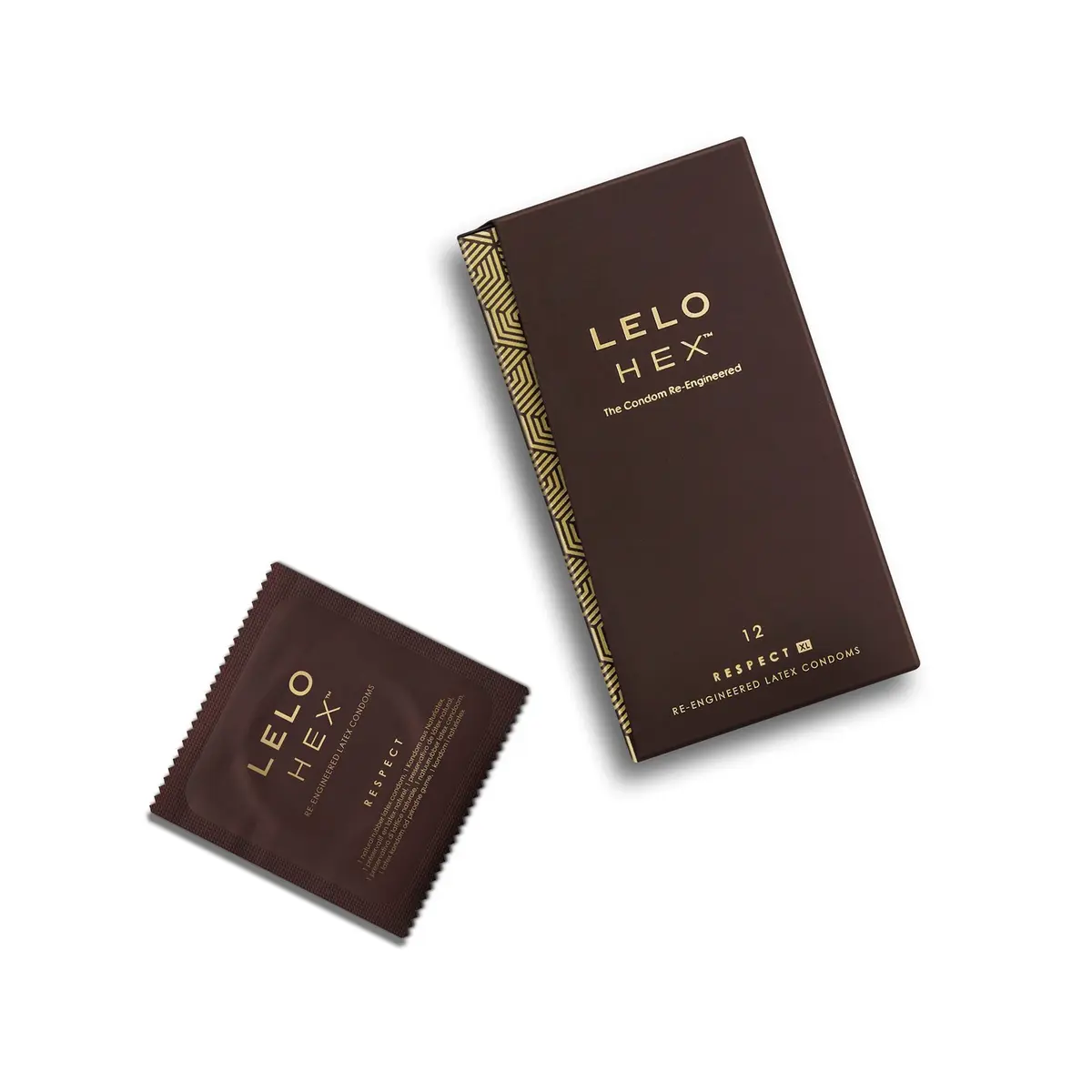 LELO HEX Respect XL Extra Large Condoms 58mm (12 Count) | Increased Strength, Thin Latex - view 2