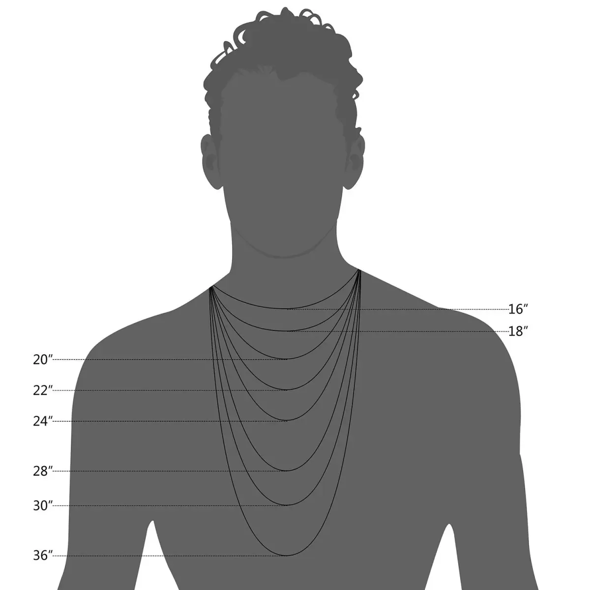 Kooljewelry 14k Gold Filled Rope Chain Necklace 55cm (22 inch) | Elegant Unisex Adult Accessory - view 8
