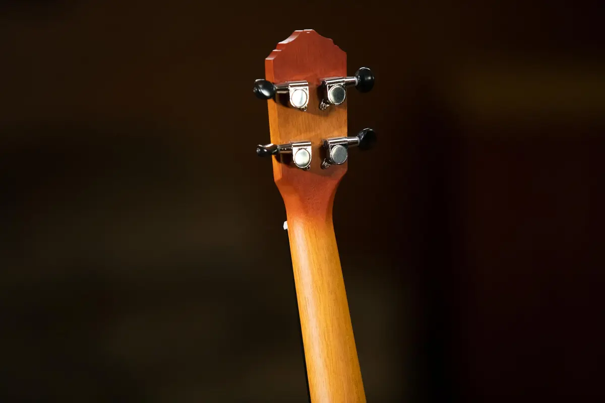 Ortega Guitars Earth Series Concert Ukulele 4-String Acoustic Right Trasparent Sunburst | Open Pore Finish - view 7